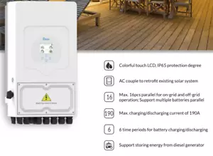 Deye 8kw Hybrid Solar Inverter 8000W Off-Grid and On-Grid SUN-8K-SG05LP1-AU - Picture 1 of 8