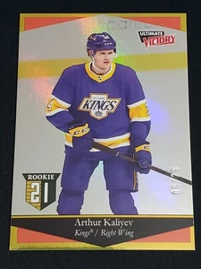 Arthur Kaliyev 2020-21 Upper Deck Extended Series Ultimate Victory Gold #5/25 RC - Picture 1 of 2