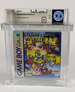 Nintendo Game Boy Color Game & Watch Gallery 2 USA Mario WATA 9.6 A+ Sealed Vide - Picture 1 of 3