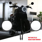 2x Motorrad Rückspiegel Rund Seitenspiegel 360°drehbar Spiegel M10 Universal