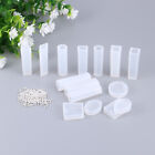 Clear Silicone Resin Molds Set for DIY Jewelry Pendant 115Pcs