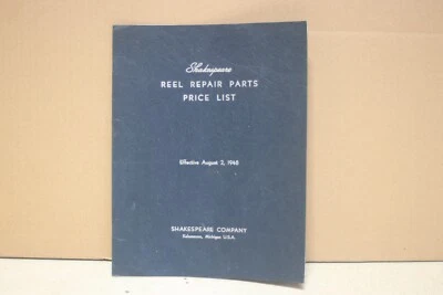 Lista de precios de piezas de reparación de carretes Shakespeare 1948 Foto 1 de 4