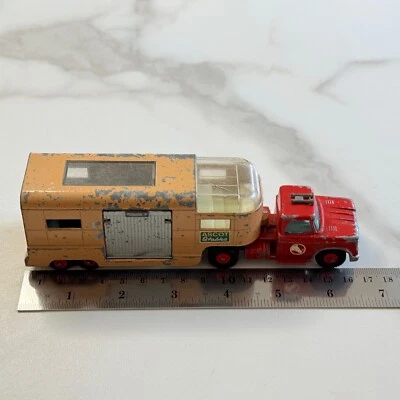 Matchbox King Size K-18 Dodge Tractor and Articulated Horse Van – Lesney – Used - Image 1 of 4