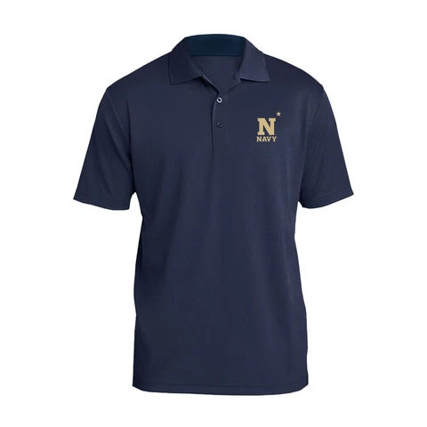 US Naval Academy Midshipmen Primary Logo LC Polo - Navy Cover