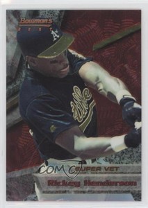 1994 Bowman's Best Red Rickey Henderson #4 HOF