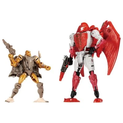TAKARA TOMY TRANSFORMERS BEAST WARS AGAIN BWVS-05 RATTRAP VS TERROSOUR SET JP - Image 1 of 4