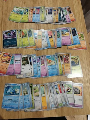 Pokemon 151 English COMPLETE Common And Uncommon Set. All 128 Cards. - Image 1 of 2