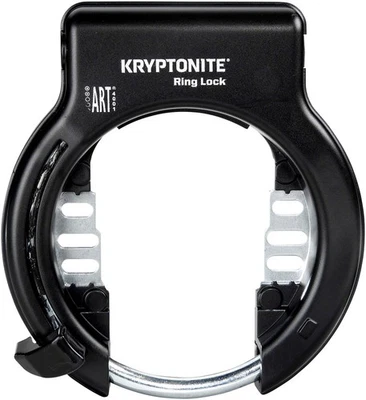 Kryptonite Ring Wheel Lock - Flexible Mount, Anti-Theft Bike Lock, Black - Image 1 of 4