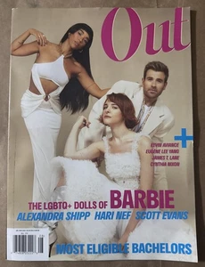 Out Magazine Jul/Aug 2023 Dolls Of Barbie Alexandra Shipp Hari Nef Scott Evans - Picture 1 of 11