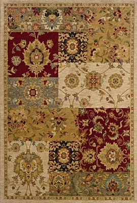 10x13 Sphinx Geometric Beige Persien 1128A Area Rug - Approx 9' 10" x 12' 9" - Image 1 of 2