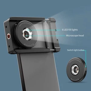 Objectif microscope 200X facilement attachable pour iPhone Exploration Adventure - Photo 1 sur 12