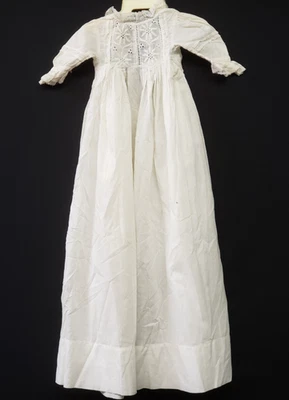 Vestido de bautizo vintage para bebé bautismal era victoriana antiguo vestido patrimonial c1900 Foto 1 de 4