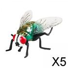 5X Simulation Flies Toys Collection Miniatur-Fliegenmodell Fr Mdchen Und