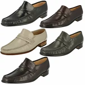 Herren Grenson 'Clapham' Leder Mokassin Smart Slipper - Bild 1 von 13