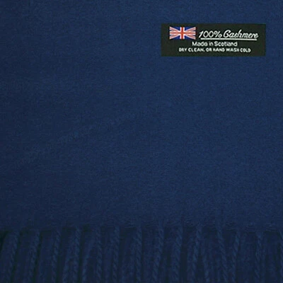 Mujeres Hombres 100% Cachemira Escocia Gran Tamaño Manta Lana Bufanda Mantón Envoltura Ancha Foto 1 de 4