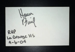Homer Bailey, REDS (2007 Debut) SIGNED 3x5 Index Card (HS) - Bild 1 von 1