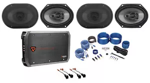 Rockville 6x8" Factory Speaker Replacement Kit+4-Ch Amp For 04-2006 Ford F-150 - Picture 1 of 12
