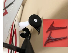 Wall Mount Hanger for RC Airplane Wheels Landing Gear medium large planes - Picture 1 of 7