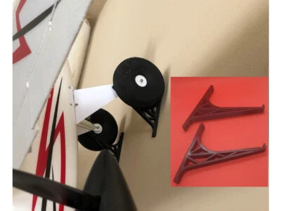 Wall Mount Hanger for RC Airplane Wheels Landing Gear medium large planes - Image 1 of 4