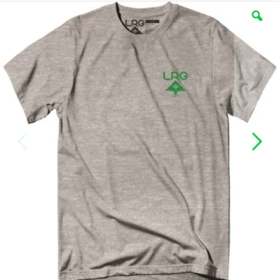 *Camisa masculina Levantada Research Group LRG logotipo floresta rosa plus nova com etiquetas M - Imagem 1 de 3