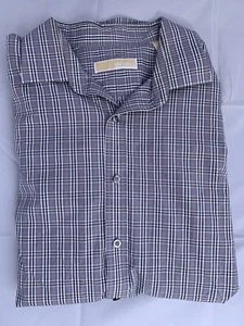 Micheal Kors Shirt Men’s  Long Sleeve Button Down Shirt Size XL 17 1/2 36/37 - Picture 1 of 5