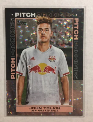 2021 Topps John Tolkin #186 Pitch Prodigies Icy Foil - Image 1 of 2