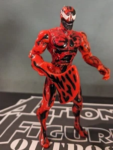 CARNAGE 1994 Spider-Man COMPLETE Action Figure Toy SUPER VILLAIN Animated Series - Picture 1 of 5