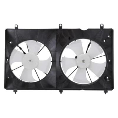 Conjunto duplo de radiador e ventilador condensador TYC 621580 para 03-07 Honda Accord - Imagem 1 de 4