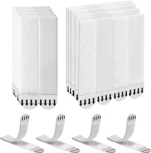 Tiras para colgar cuadros grandes de alta resistencia, 30 pares (60 tiras) colgador de lona para cuadros - Imagen 1 de 7
