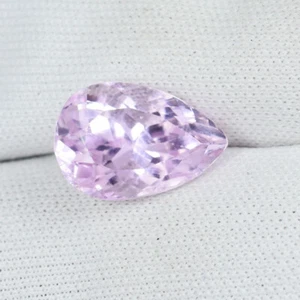 4.83 ct TOP LUSTROUS LIGHT PINK NATURAL KUNZITE Pear 3657 N1 - Picture 1 of 2