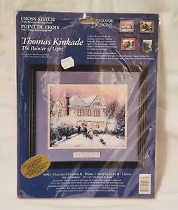 Thomas Kinkade Counted Cross Stitch Kit Victorian Christmas ll Winter 50963 - Picture 1 of 3