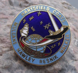 Official NASA Space Shuttle Mission STS 41-D 1st Jewish Woman in Space Pin Badge - Picture 1 of 2