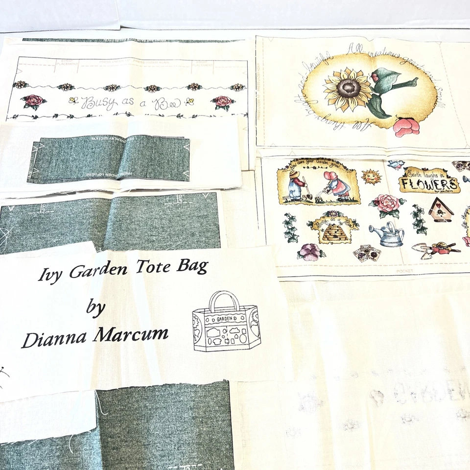 Dianna Marcum Ivy Garden Tote Bag (Already Cut Panels) 15 1/2"H X 13 1/2"W - Image 1 of 4