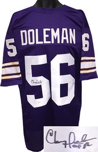 Chris Doleman signed TB Custom Stitched Pro Style Football Jersey HOF 12 XL- JSA - Picture 1 of 1