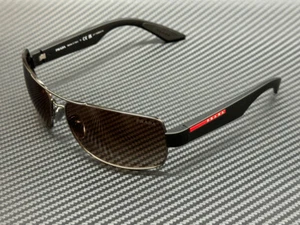 PRADA LINEA ROSSA PS 50ZS 5AV02P Gunmetal Brown Gradient Men's 65 mm Sunglasses - Picture 1 of 5