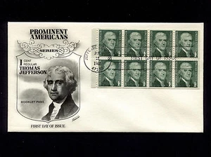 Fleetwood Prominent American Series 1968 1c Folleto Panel FDC Sc#1278a Sin dirección - Imagen 1 de 1