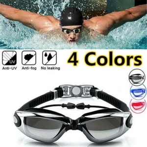 2025 Outdoor Swimming Goggles for Men Women Adult Kids Diving Googles Anti-Fog - Picture 1 of 13