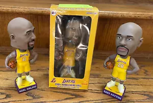 Bobbleheads LA Lakers Rick Fox, Karl Malone, Gary Payton NBA - Foto 1 di 7
