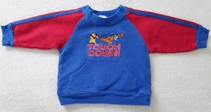 Disney ~ Boy's Sweatshirt ~ 6-9 Mo ~ Winnie Pooh + Tigger ~ Football. - Picture 1 of 5