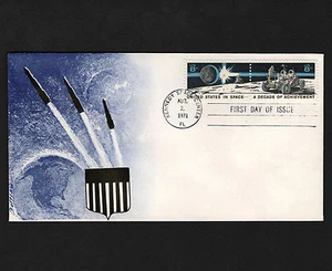 OPC 1971 Newsweek International Space Achievement Sc#1435b FDC Unaddressed - Picture 1 of 2