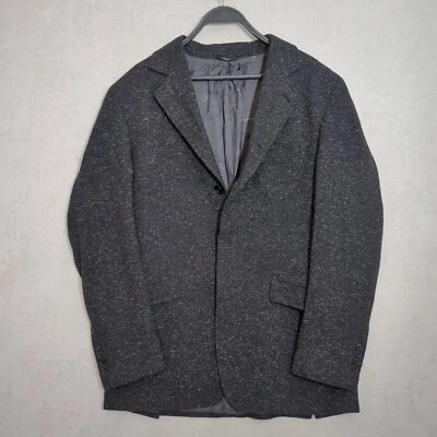 Dolce & Gabbana Blazer Chaqueta Abrigo Lana Seda Tweed Cálido Talla M US40 EU50 Gris Hombres Foto 1 de 4