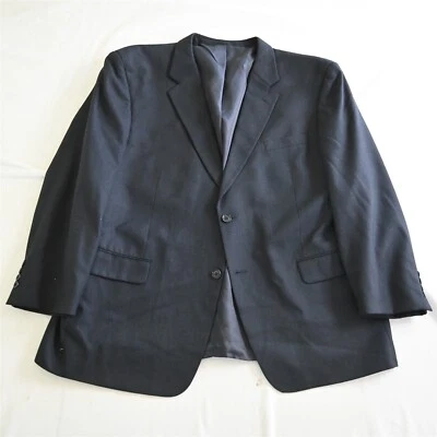 Blazer Abrigo Deportivo Jones New York 50R Azul Ojo de Pájaro Lana Chaqueta Foto 1 de 4