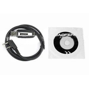 Kabel do programowania USB i płyta CD do radia Baofeng / Pofung UV-5R UV-82 GT-3 888s TEN4 F9 + - Zdjęcie 1 z 12
