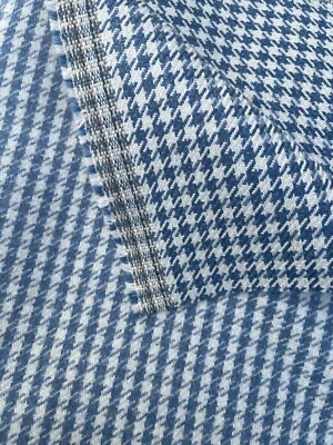 Tapicería de tela en relieve Pepita Houndstand para Porsche azul/blanco Foto 1 de 4