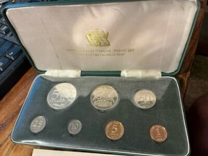 1971 Trinidad and Tobago Proof Set Franklin Mint #11035 - Picture 1 of 7