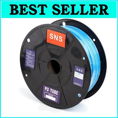 Flexible 100 M Blue PU Air Tubing - Ideal for Pneumatic and Fluid Transfer Use - Image 1 of 4
