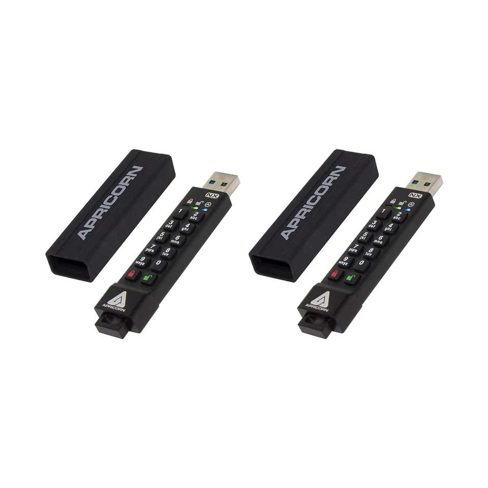 Apricorn Aegis Secure Key 3 NX USB Flash Drives Bundle (64GB + 8GB) 64GB - Image 1 of 4