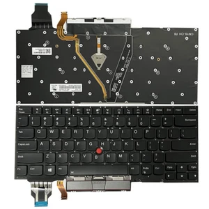 Nuevo teclado retroiluminado panel táctil estadounidense para Lenovo ThinkPad X1 Yoga 5ta generación 20UB 20UC - Imagen 1 de 8