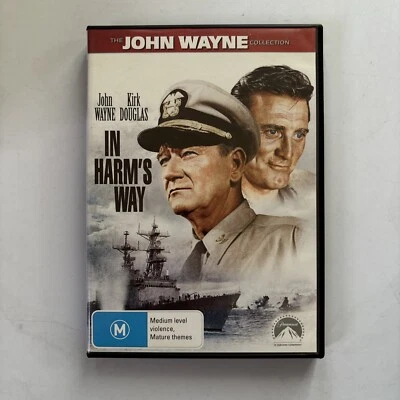 In Harm's Way (DVD, 1965) John Wayne, Kirk Douglas. Region 4 . - Image 1 of 3