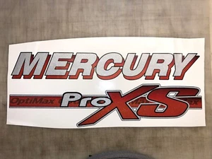 Mercury Optimax Pro XS 150 to 225 hp ULTRA METALLIC Decal Kit - Picture 1 of 7